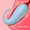 Exvoid app vaginal bollar g spot massager sexig leksak för kvinnor ägg vibrator silikon vibratorer fjärrkontroll kvinnlig onani