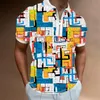 Herren-Poloshirts, Herrenmode, Herrenhemden, Sommer, kühl, dünn, kurze Ärmel, Retro, lässig, Street-Style, T-Shirts für Herren