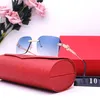 Модель дизайнерские солнцезащитные очки женщины мужские баффы Buffs Buffs Buffs Design Design Sunglass квадрат искренний баффало рог очки мужчина винтажные очки rimless Carti 90