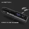 Ambition Soldier Pro Wireless Tattoo Pen Machine Portable Equipment Lithium Battery Coreless DC Motor For Realism Artist 220617