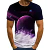 T-shirts homme Camiseta De Manga Corta Con Estampado 3D Estrellas Ropa Moderna Juvenil Vitalidad Divertida Nueva Para Verano 2022Homme