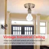 E26/E27 Vintage Industrial Ceiling Wall Light Base Holder Pendant Bulb Lamp Screw Socket sale H220428