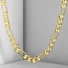 Kedjor Davieslee Mens Chain Necklace For Men Figaro Link Gold Filled Jewelry DlGnm53Chains Heal22