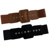 Riemen dames wollen stoffen riem verstelbaar met metalen gespje jeans riem taillebandbelts