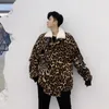 Men's Down & Parkas 2022 Leopard Print Coat Thickening Lamb Snow Jacket Loose Cotton-padded Clothes Grey/brown Color In Warm Oute Kare22