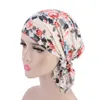 Beanie/Skull Caps Feitong 2022 Cap Women Ruffle Cancer Chemo Hat Beanie Scarf Turban Head Wrap Davi22