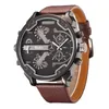 Armbandsur oulm 3548 Berömd designer Mens klockor Top Quartz Watch Big Dial Military Wristwatch Relogio Masculino