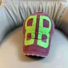 Designer Bucket Trucker Baseballhat Europe America Fashion Brands Double B Graffiti Print Ny Hat High Face Value Letter Lovers Casual Fashion Sun Cap9478997