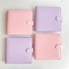 Notatnik Macaron Color Pu skórzana spoiwek Korea Idol Star Po Karta Karta Książka Mini DIY Journal Notebook SaireryNotePads Notepadsn