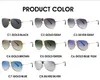 mode klassieke stijl gradiënt pilot zonnebril coole mannen randjes vintage brand design zonnebril uv400 oculos ditaeds