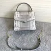 10a rétro Mirror Quality Designer Sac Marque de la marque en cuir émail en cuir en cuir en cuir en cuir rétro Claic Fahion Boîte à main de banlieue