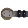 Belts Genuine Leather Belt Solar Calendar Buckle Top Layer Retro For Man CowboyBelts Forb22