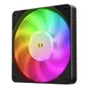 موصلات كابلات الكمبيوتر 5V Argb LED Case Fan 120mm 15mm Thin 9 Blade RGB Lighting PWM 1800RPMCOMPUTER