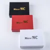Micro NC Nector Collector Rökningstillbehör 10mm 14mm Joint Mini Hookahs med Titanium Nail Oil Rig Dab Straw Water Pipe With Box
