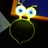 Alien Eyeball LED cerceau de cheveux clignotant lueur bandeau couronne coeur éclairer bandeaux-accessoires pour cheveux lueur fête