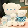 Стили высококачественные плюшевые плюшевые игрушки фаршированные животные в свитере кукла каваи декор комнаты подушка детские подарки на день рождения J220704