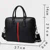 Briefcases 2022 Genuine Real Cow Leather Laptop Bags Business Men Handbag Totes Casual Male Bag Shoulder