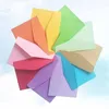 Emballage cadeau 30pcs Sac de rangement bancaire Enveloppes colorées pour cartes de visite CardsGift