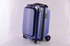 Travel Tale PC Personlighet Cool Scooter Suitcase Carry On Spinner Wheel Multifunktionellt bagage J220707