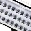 Falska ögonfransar 30st Eyelash Set Handmade Claw Hair Thick Long Natural Lash Eye Makeup Kit2704406