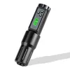 Rotary Dövme Kalem Motor Makinesi USB Şarj Kablosu 1 PC Siyah Ayarlanabilir Kablosuz Güç Elektrokaplatma Alüminyum Alaşım Uzun Kalem Tipi
