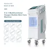 Profissional 9 em 1 Skin Analyzer Hydra DermoBrasion Machine Oxygen Jet Peel Machine