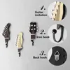 3pcsset Creative Resin Hook Guitar Head Shaped Hanger Key Clothes Hat Coat Towel Wall Holder Home Kitchen Storage Tools 220527