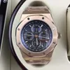 Top Fashion Automatische mechanische selbstwickelnde Uhr Männer Gold Sapphire Glass Mond Phase Casual Armbanduhr Full Edelstahluhr 613L