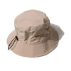 Berets Summer Bucket Hat Szybki suszony mężczyźni na świeżym powietrzu wędkarstwo piesze haty plażowe czapki siatkowe oddychające przeciw słoneczne wiatrowe lina