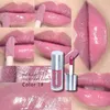 Lip Gloss Beckisue Hoogtepunt tint glitter sexy hydraterende niet-plakkerige langdurige snelle film vloeibare lippenstift lippen pluimliplip