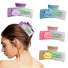 Chic Fairy Hair Claw Tulip Arcylic Square Clmaps Accessori per capelli Barrette moda coreana per donna ragazza