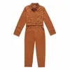 Women's Jumpsuits & Rompers Streetwear High Waist Belt Sashes Long Sleeve Jumpsuit Women Ladies Sexy Cargo Pocket Overalls Romper Tracksuit