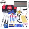 Professional Hand Tool Sets Super PDR Tools Paintless Dent Repair Removal LED Lamp Reflector Board Set KitProfessional