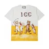 2023 Herren- und Frauen Spring T-Shirt Mode Summer Europe Catone Golf Cat T-Shirt Baumwolle T-Shirt Herren- und Frauenkleidung Baumwolle