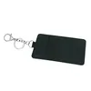 Sublimation Card Holder PU Leather Blank Credit Cards Bag Case Heat Transfer Print DIY Holders With Keychain ZZB15048