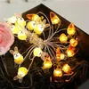 Epacket LED lapin chaîne lumières décoration de Pâques boîtier de batterie étanche mignon dessin animé lanterne nouvel an fête décoration22661605