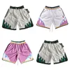 Tryckt basket shorts Gobert Mitchell Conley Team Trillest Shorts 20212022 City Zip Pocket Black White Blue3006286