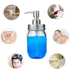 70MM Mason Dispensers Jar RVS Zeep en Lotions Vervanging Pomp Lotion Dispenser Deksels voor Badkamer Keuken Lotion Polish Geen Potten