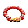 Set di collana da donna con bracciale Set di perle di fiori Bracciale di cristallo con perline di fiori Orecchini pendenti a cuore semplice e fresco multi coloreBangle Inte22