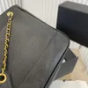 Yeni retro çift zincirli çantalar büyük Fransız tasarımcı çanta deri büyük kapasiteli elmas kafes kapitone lüks siyah çapraz gövde omuz cüzdanları