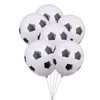 Party Decoration 97 st Soccer Balloon Garland Kit 12Inch Football Printed Balloons med 16ft SRIP för Air Globosparty