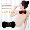 Massaggiatore cervicale Massaggiatore portatile per la schiena Massaggiatore elettrico per il collo Patch per il rilassamento del collo intelligente ricaricabile 220426