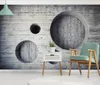 beauty 3D Wallpaper Mural geometric circle Wall paper 3D Photo Murals For Living Room Bedroom TV Background Wallpapers Home Decor high quality