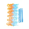 12 ADET 55 cm Saç Curlers Sihirli Styling Kiti Stil Kancalar Ile Dalga Eski Hairstyles302V