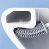 ベースシリコーントイレ付き屋外のトイレブラシ漏れ防止の漏洩防止柔軟なソフトブラシ3172