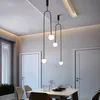 Pendelleuchten Moderne U-Röhrenleuchten LED Schwarz Gold Hängelampe für Küchenarmaturen Wohnzimmer Bar HängebeleuchtungPendelleuchte