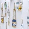 Mediterrâneo estilo peixe hangings pequenos pingente decoração de casa jardim de infância vestir âncora acessórios de estrela do mar lifebuoy