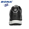 Bona tasarımcılar aksiyon deri deri moda koşu ayakkabıları erkek açık spor ayakkabı adam yürüyüş jogging atletik ayakkabı 220812gx