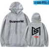 Heren Hoodies Sweatshirts Superm Taemin Vrouwen/Men Koreaanse mode lange mouw fleece capuchon jas mannelijke tracksuit groep kledingmensen