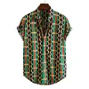 Męskie z krótkim rękawem męskie koszule dla męskie socjalne luksusowy mężczyzna projektant ubrania hawajskie modne eleganckie klasyczne mody 220401